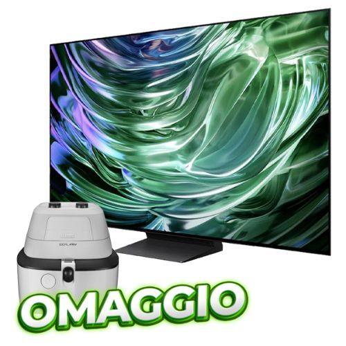 SAMSUNG - OLED 4K 48" S90D TV 2024 + DeLonghi IdealFry FH2101 Friggitrice ad aria OMAGGIO