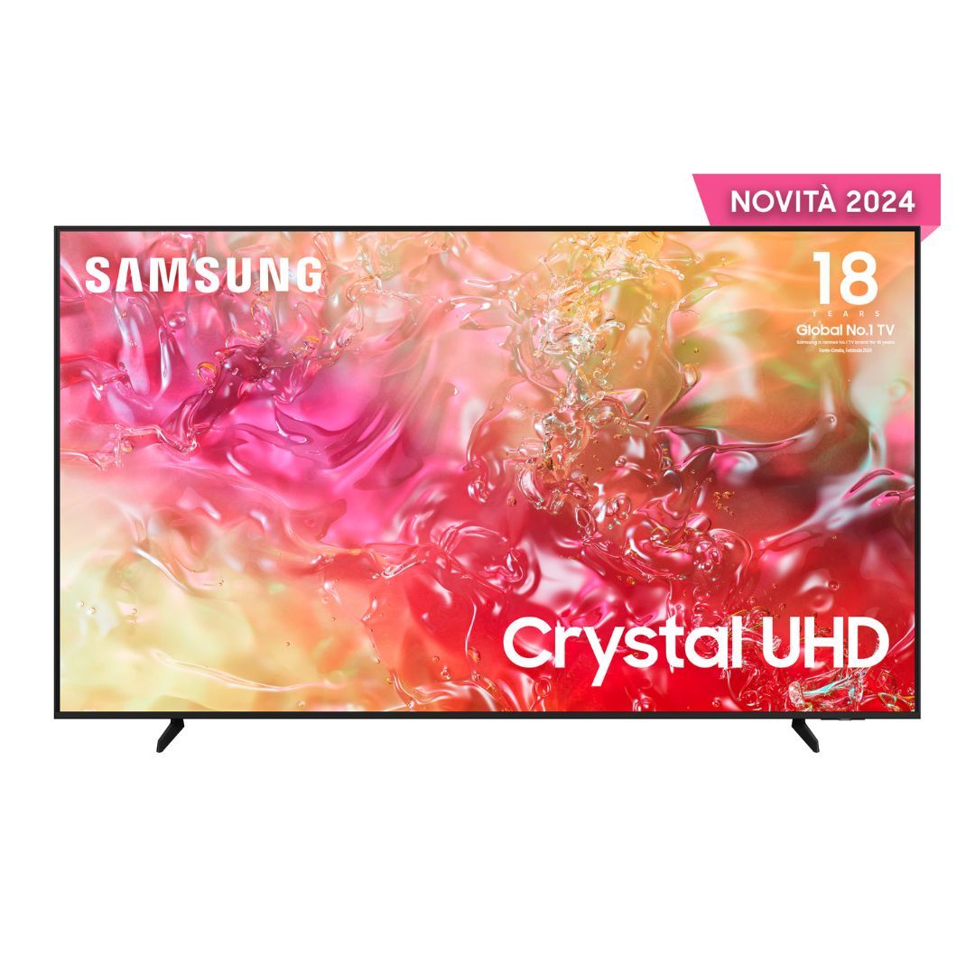 Samsung TV Crystal UHD 4K 65” UE65DU7170UXZT Smart TV Wi-Fi Black 2024