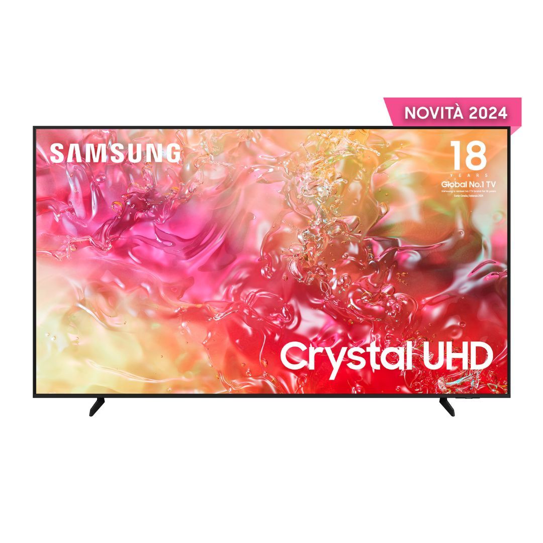 Samsung TV Crystal UHD 4K 85” UE85DU7170UXZT Smart TV Wi-Fi Black 2024