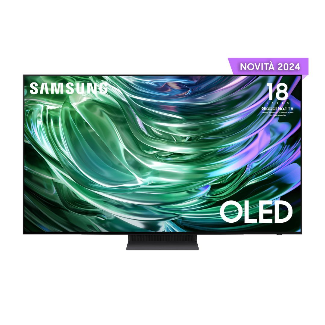 Samsung TV OLED 4K 55” QE55S90DAEXZT Smart TV Wi-Fi Graphite Black 2024